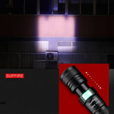 Home Self Defense Zoom USB Charging LED Outdoor Riding Flashlight