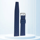 Solid Color Minimalism Rubber Watch Strap Green Dark Blue